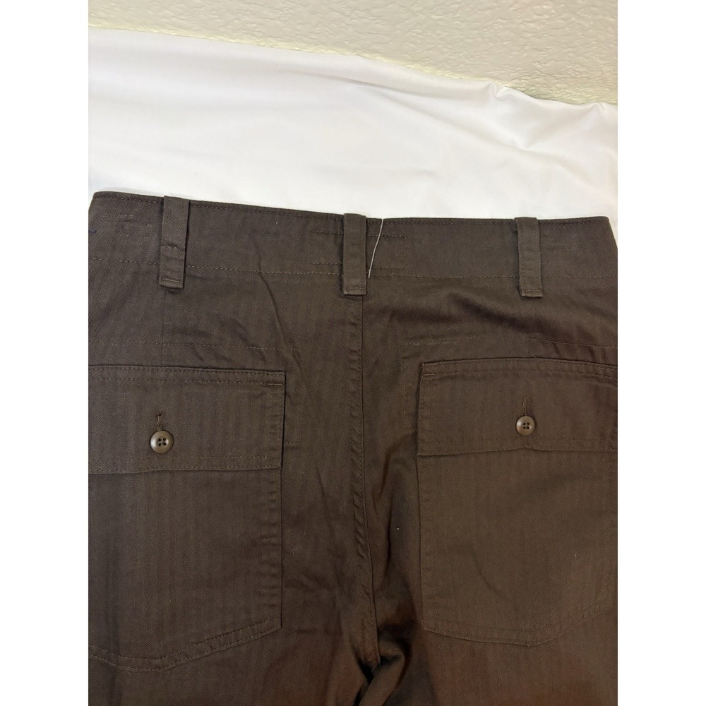 Abercrombie And Fitch Men's Loose Trousers Dark Brown -28W/30L - Picture 12 of 14